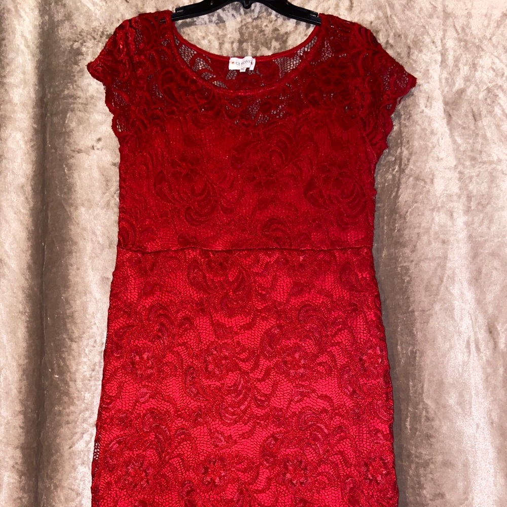 Red dress